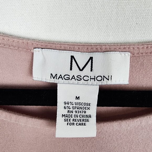 Magaschoni Dolamn Scrunch Sleeve Top M - Picture 3 of 3